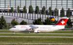 Swiss Avro Regional Jet Rj 100 HB-IXO Flughafen Mnchen 11.09.2010