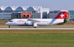 HB-IYT / Swiss / Avro RJ100 in MUC beim Start nach Zrich (ZRH) 17.08.2013