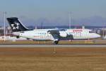 HB-IXR / Swiss / Avro RJ100 bei der Landung in MUC aus Zürich (ZRH) 30.12.2013