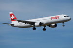 Swiss Airbus A321-212 HB-ION, cn(MSN): 5567,
Zürich-Kloten Airport, 09.07.2016.