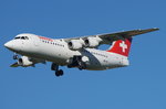 Swiss Avro RJ100 HB-IYQ, cn(MSN): E3384,
Zürich-Kloten Airport, 24.08.2016.