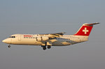 SWISS Global Air Lines, HB-IXS, BAe Avro RJ100, 13.September 2016, ZRH Zürich, Switzerland.