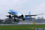 TUI Airlines Belgium OO-ETA Embraer ERJ-195 E2 Antwerp Airport  28-02-2025