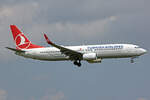 Turkish Airlines, TC-JVT, Boeing B737-8F2,  Cekmeköy , msn: 60020/5922, 07.Juni 2024, ZRH Zürich, Switzerland.