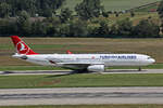 Turkish Airlines, TC-JNN, Airbus A330-343X, msn: 1228,  Selçuklu , 16.Juni 2024, ZRH Zürich, Switzerland.