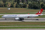 Turkish Airlines, TC-JNN, Airbus A330-343X, msn: 1228,  Selçuklu , 16.Juni 2024, ZRH Zürich, Switzerland.