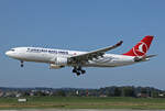 Turkish Airlines, TC-JIR, Airbus A330-223, msn: 949,  Çatalhöyük , 23.August 2024, ZRH Zürich, Switzerland.