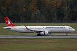 Turkish Airlines, TC-JSO, Airbus A321-231, msn: 6563,  Gümüşhane , 14.Oktober 2024, NUE Nürnberg, Germany.