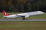 Turkish Airlines, TC-JSO, Airbus A321-231, msn: 6563,  Gümüşhane , 14.Oktober 2024, NUE Nürnberg, Germany.