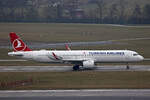 THY Turkish Airlines, TC-LTO, Airbus A321-271NX, msn: 10947, 22.Januar 2025, ZRH Zürich, Switzerland.