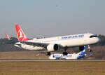 Turkish Airlines, Airbus A 321-271NX, TC-LPJ, Icelandair, Boeing B 737 MAX 8, TF-ICF, BER, 19.01.2025