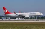 TC-JHF  Ayvalik  / Turkish Airlines / B737-8F2(W) in MUC bei der Landung aus Istanbul (IST) 16.08.2013