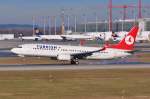 TC-JHD  Serik  / Turkish Airlines / B737-8F2(W) bei der Landung in MUC aus Istanbul (IST) 28.12.2013