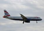 British Airlines, Airbus A 320-232, G-EUYN, BER, 14.07.2024