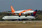 Easyjet Europe, Airbus A 320-214, OE-IDD, Delta Airlines, Boeing B 767-332(ER), N187DN, BER, 08.09.2024