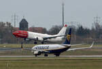 Norwegian Air Sweden Boeing B 737-8JP, SE-RPH, Ryanair, Boeing B 737-8AS, EI-EKG, BER, 24.11.2024