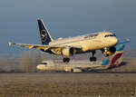 Lufthansa, Airbus A 320-211, D-AIQW, Eurowings, Airbus A 320-251N, D-AENI, BER, 19.01.2025