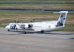 LOT Polish Airlines Bombardier DHC-8 Q400 SP-EQK @ Berlin-Tegel (TXL)/ 25.Aug.2019
(mit Sonderbemalung  100 Jahre Aeroklub Polski )