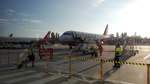 Air Berlin Maschinen am Terminal C des Flughafens Berlin Tegel (TXL) aufgenommen am 22.09.2017