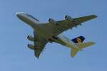 Airbus A380-800 (D-AIMA)  Frankfurt am Main  der Lufthansa  war auf Stipvisite in Berlin-Tegel. Tsch bis zur nchsten Woche auf der ILA 2010! Foto:03.06.2010 