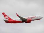 Boeing 737 Air Berlin D-ABBS after Takeoff from 5R @DUS 11.03.2012