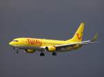 Tuifly D-AHFX Boeing 738 Anflug 23L DUS 12.04.2012