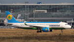 Uzbekistan Airways,UK-32021,MSN 8754,Airbus A320-251N,30.07.2022,FRA-EDDF,Frankfurt,Germany