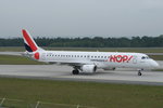 HOP! Embraer ERJ-190LR (ERJ-190-100 LR) F-HBLB, cn(MSN): 19000060,
Frankfurt Rhein-Main International, 25.05.2016.