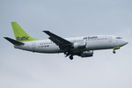 Air Baltic Boeing B737-31S YL-BBS, cn(MSN): 29267,
Frankfurt Rhein-Main International, 22.05.2016.