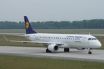 Lufthansa CityLine Embraer ERJ-190LR (ERJ-190-100 LR) D-AECH, cn(MSN): 19000376,
Frankfurt Rhein-Main International, 25.05.2016.