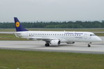 Lufthansa CityLine Embraer ERJ-190LR (ERJ-190-100 LR) D-AECC, cn(MSN): 19000333,
Frankfurt Rhein-Main International, 25.05.2016.