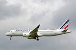 Air France,Airbus A220-300,F-HZUM (Bayeux),HAM-EDDH,Hamburg,13.07.24 