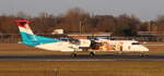 Luxair ,LX-LGF ,MSN 4349,De Havilland Canada DHC-8 402, 07.03.2025,HAM-EDDH, Hamburg   Stand Speak RiseUp! livery 