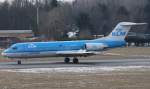 KLM Cityhopper,PH-KZO,(c/n 11538),Fokker F-70,10.02.2012,HAM-EDDH,Hamburg,Germany