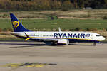 Ryanair Boeing 737-8-200 MAX EI-IHT rollt zum Start in Köln 3.11.2024