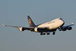 United Parcel Service (UPS), N574UP, Boeing 747-44AF(SCD), S/N: 35663. Köln-Bonn (EDDK) am 03.11.2024.