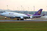 Thai Airways International Boeing B747-4D7 HS-TGB, cn(MSN): 32370,
Flughafen München, 20.08.2018.