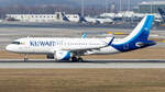 KUWAIT AIRWAYS AIRBUS A320NEO mit der Kennung 9K-AKQ fotografiert am 04.03.2023 in München (MUC-EDDM).