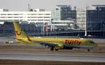 TUI FLY Boeing 737-Flughafen Mnchen 26-02.20118K5 D-AHFL 