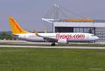 Pegasus Airlines, TC-AGP  Sebuem , B737-82R(W) in MUC bei der Landung aus Istanbul (SAW) 15.05.2013