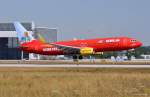 D-AHFZ / TUIfly / B737-8K5(W) bei der Landung in MUC aus Palma de Mallorca (PMI) 23.07.2013