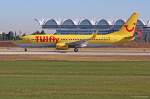 D-AHFP / TUIfly / B737-8K5(W) in MUC beim Start nach Antalya (AYT) 02.08.2013