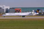 D-ACKC  Mettmann  / LH CityLine / CRJ 900LR in MUC beim Start nach Lemberg (LWO) 17.08.2013