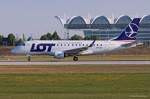 SP-LDE / LOT Polish Airlines / ERJ 170STD beim Start in MUC nach Posen (POZ) 17.08.2013