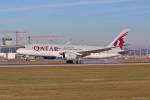 A7-BCA / Qatar Airways / B787-8 in MUC bei der Landung aus Doha (DOH) 16.12.2013