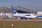 YR-BGI  Iasi  /Tarom / B737-78J(W) beim Start in MUC nach Sibiu (SBZ) 28.12.2013