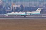 D-CLMS / Aero Dienst / Learjet 45 bei der Landung in MUC. 01.02.2014