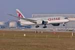 A7-BCC / Qatar Airways / B787-8 bei der Landung in MUC aus Doha (DOH) 01.02.2014