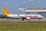 TC-IZE / Pegasus Airlines / B737-86J(W) in MUC beim Start nach Istanbul (SAW) 07.06.2014