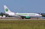 D-AGEP / Germania / B737-75B(W) beim Start in MUC nach Thessaloniki (SKG) 07.06.2014